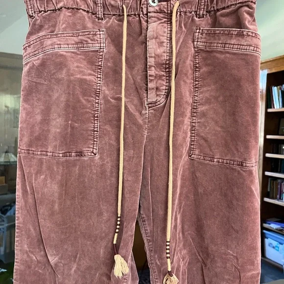 Women's mauve free people corduroy pants - Picture 3 of 5
